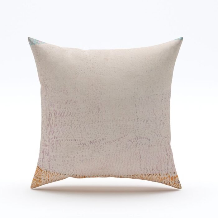 vintage pillow cover on white background